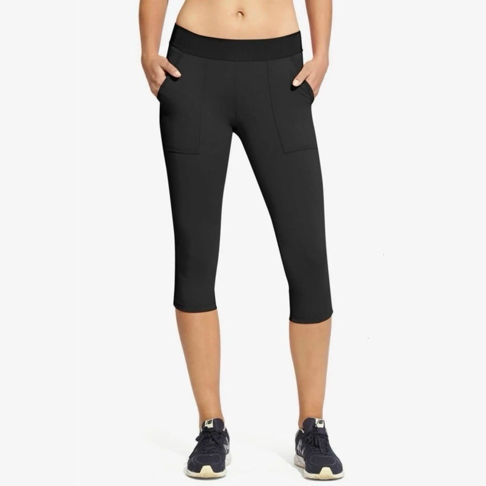 Derek Lam 10C X Athleta Chelsea Capri Cropped Leggings Size XS Black xs New NWT